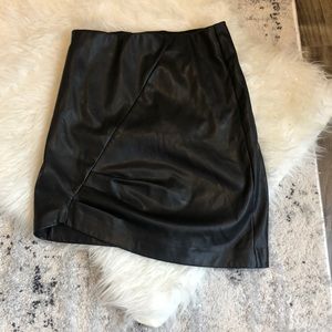 Dynamite faux leather skirt